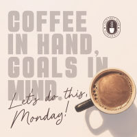 Coffee Motivation Quote Instagram Post Design