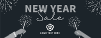 Cheers To New Year Sale Facebook cover Image Preview