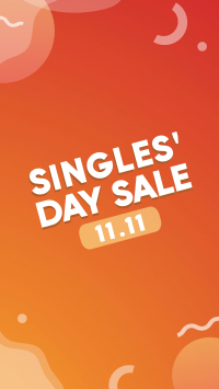 Singles' Day Sale Instagram story Image Preview