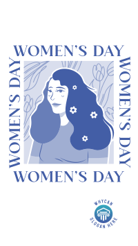 Women's Day Portrait Facebook Story Design