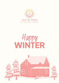 Snow covered House Poster Image Preview