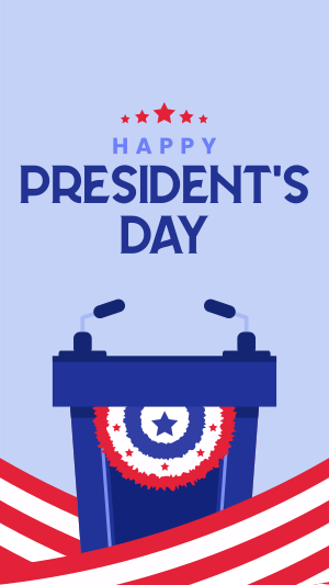 Presidents Day Event Instagram story Image Preview