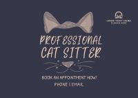 Pet Care Center Postcard Design