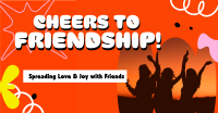 Abstract Friendship Greeting Facebook ad Image Preview