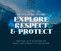 Ocean Day Pledge Facebook post Image Preview