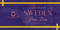 Commemorative Sweden Flag Day Twitter Post Preview