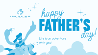 Playful Father's Day Greeting Animation Image Preview