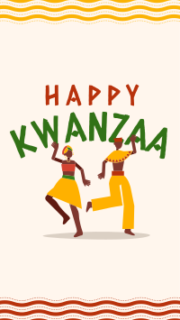 Kwanzaa Dance Facebook Story Design