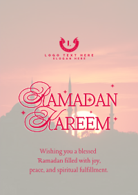Ramadan Sunset Poster Image Preview
