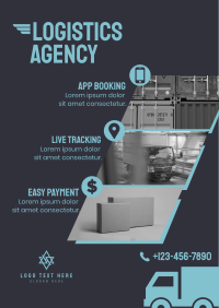Cargo Delivery Service Poster Design