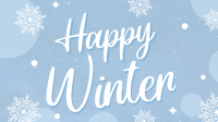 Simple Winterly Greeting Video Image Preview