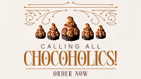 Chocoholics Dessert Facebook event cover Image Preview