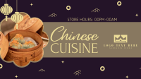Oriental Cuisine Facebook Event Cover Design