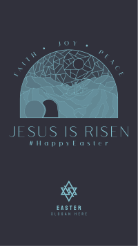 He Has Risen Instagram Reel Image Preview