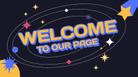 Galaxy Generic Welcome Facebook Event Cover Design