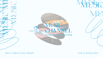 Songwriting & Recording Channel YouTube Banner Image Preview