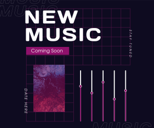 Upcoming Music Tracks Facebook post Image Preview