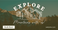 Explore Mountains Facebook ad Image Preview