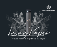 Luxury Vapes Facebook Post Design