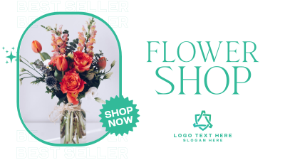 Flower Bouquet Facebook event cover Image Preview