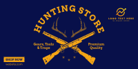 Hunting Gears Twitter Post Design