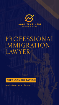 Immigration Lawyer Instagram Story Design