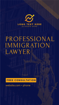 Immigration Lawyer Instagram story Image Preview