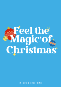 Magical Christmas Poster Design