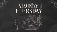 Maundy Thursday Supper Facebook Event Cover Design