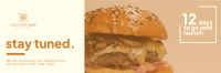 Exciting Burger Launch Twitter Header Image Preview
