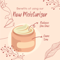 New Moisturizer Benefits Instagram post Image Preview