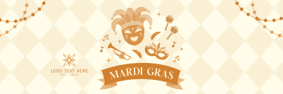 Mardi Gras Celebration Twitter header (cover) Image Preview