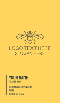 Honeybee Bee Business Card | BrandCrowd Business Card Maker