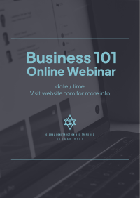 Business 101 Webinar Poster Image Preview