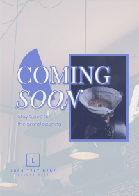 Cafe Opening Soon Poster Image Preview