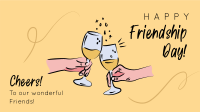 Friendship Day Cheers Facebook event cover Image Preview