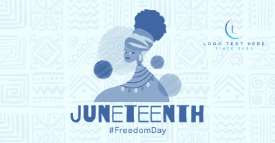 Celebrating Juneteenth Facebook ad Image Preview