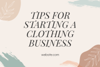 How to start a clothing business Pinterest Cover Design