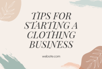 How to start a clothing business Pinterest board cover Image Preview