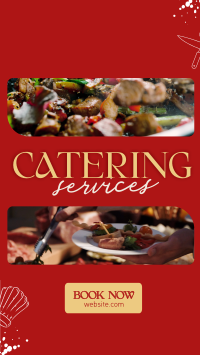 Savory Catering Services TikTok Video Design