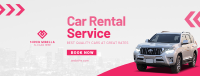 Car Rental Service Facebook cover Image Preview