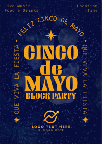 Cinco De Mayo Block Party Poster Image Preview