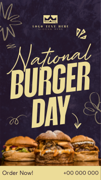 National Burger Day Instagram Reel Design