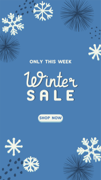 Decorative Winter Sale Instagram story Image Preview