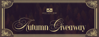 Autumn Giveaway Facebook cover Image Preview