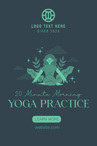 Outdoor Yoga Class Pinterest Pin Image Preview