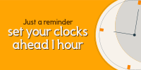 Daylight Saving Reminder Twitter post Image Preview