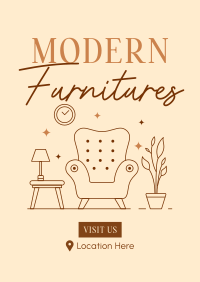 Classy Furnitures Poster Design