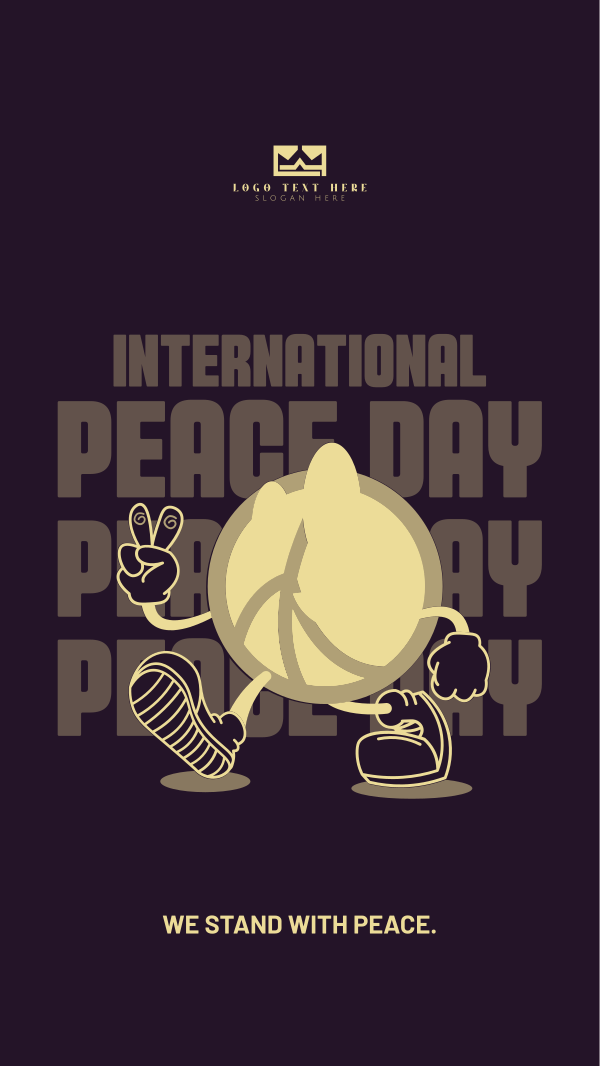 International Peace Day Facebook Story Design