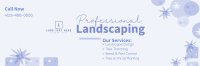Professional Landscaping Twitter Header Design